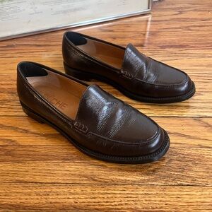 Shop Peche Leather Brown Ellison Loafer 7
